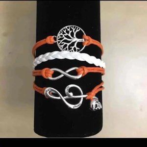 3/$15 ** Music infinity tree of life bracelet NWOT